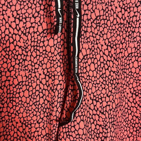 Nike Women's Dri-Fit AOP Relay Crop Running Tights size M Drawstring - Picture 4 of 11